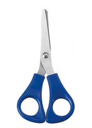 Blue handled scissors