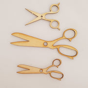 3 pairs of scissor embellishments