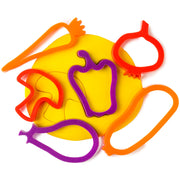 vegetable playdough cookie cutters