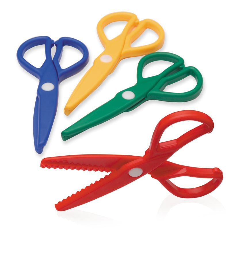 Pack of 2 New Crazy Scissors 5Zig Zag Crazy Edge Scissors For Young Kids